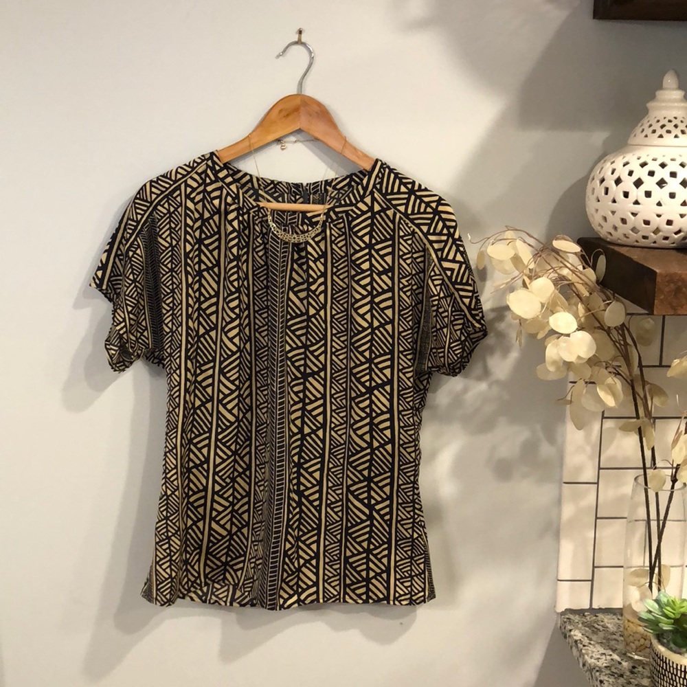 Banana Republic Tribal Print Top